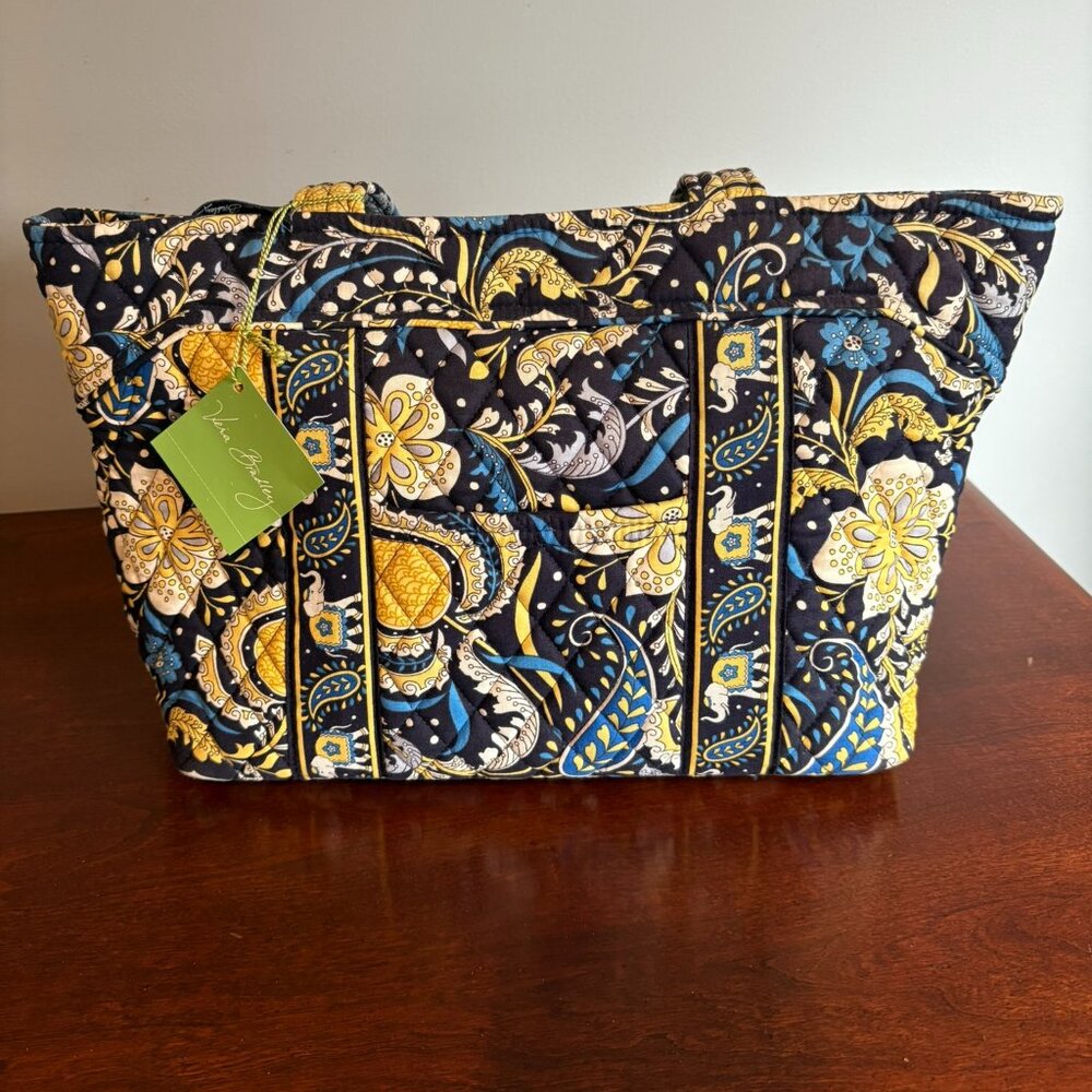 Vera Bradley Ellie Blue Tote - NWT